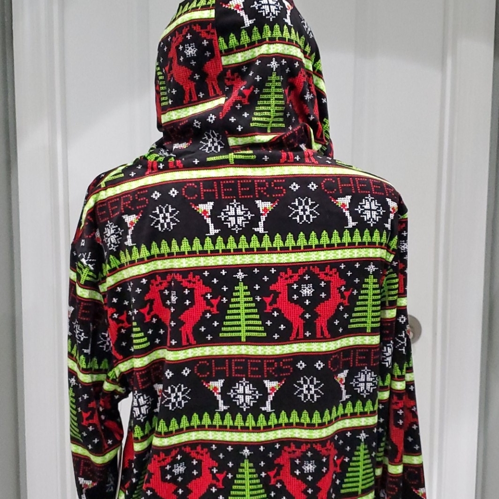 Men's New Christmas Velour Sweater Size M & XL - Picture 5 of 5